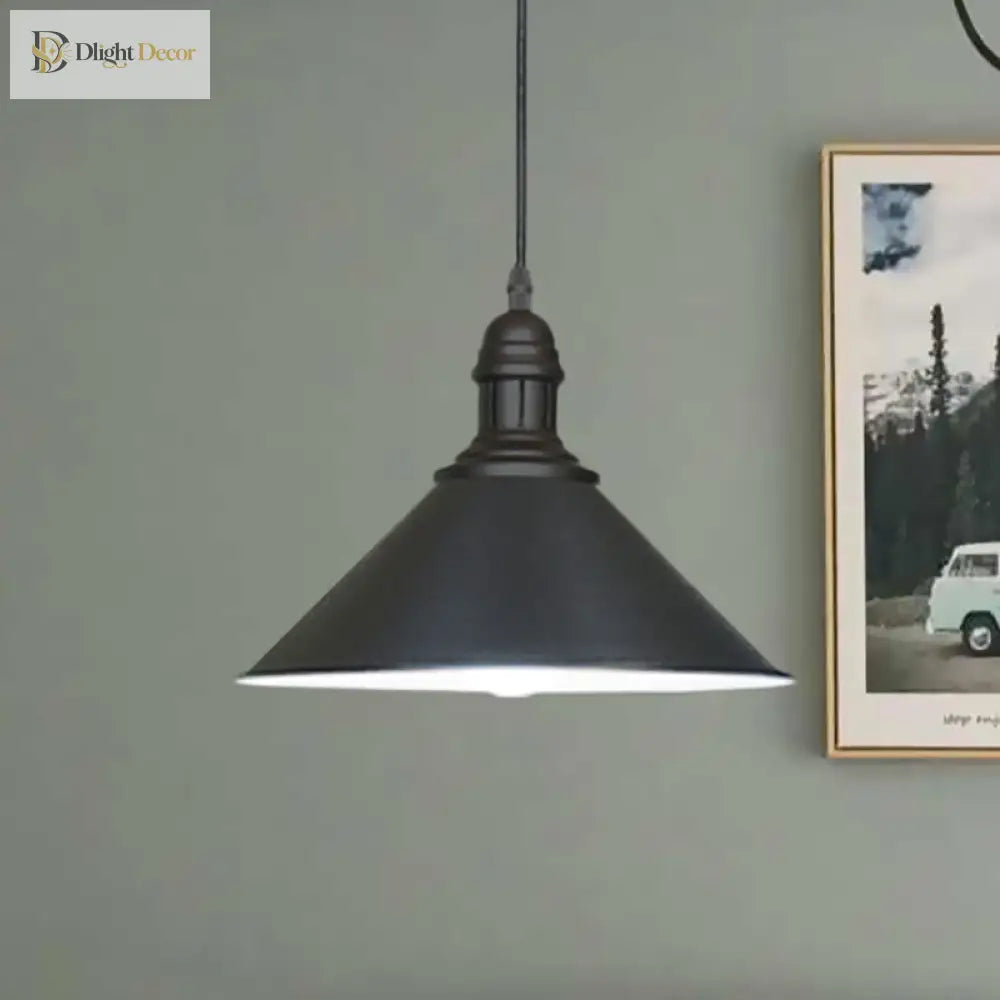 Lydia Charming Conical Pendant: Farmhouse Flair For Any Room