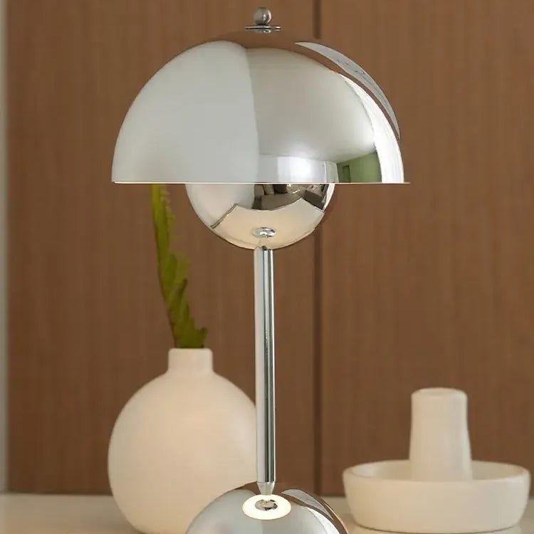 Nordic Retro Mushroom Table Lamp - Touch Control Led Desk With Usb Plug