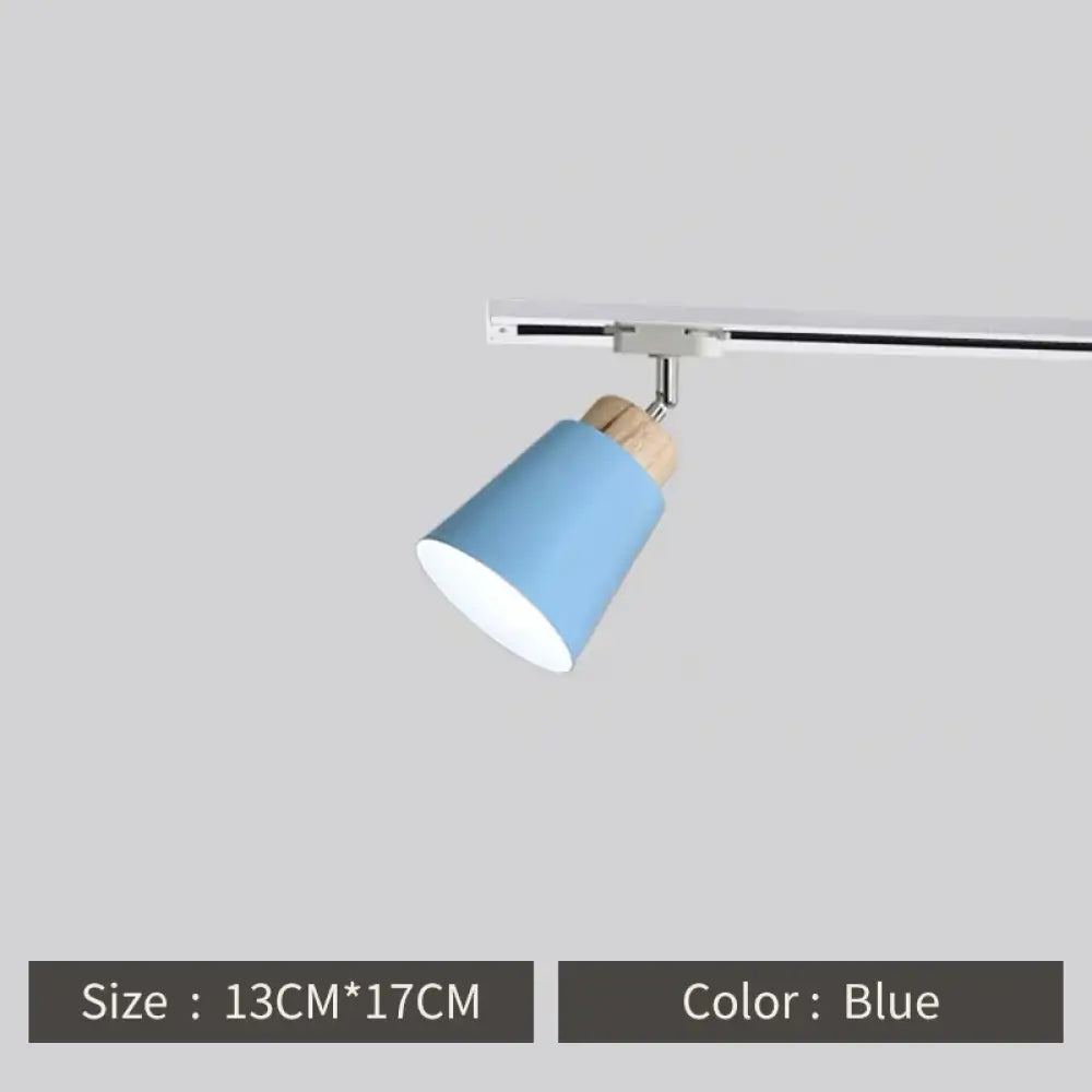 Macaron Nordic Track Light Modern COB Rail Spotlight Living Room Restaurant Wooden Ceiling Lights Commercial Shop Light