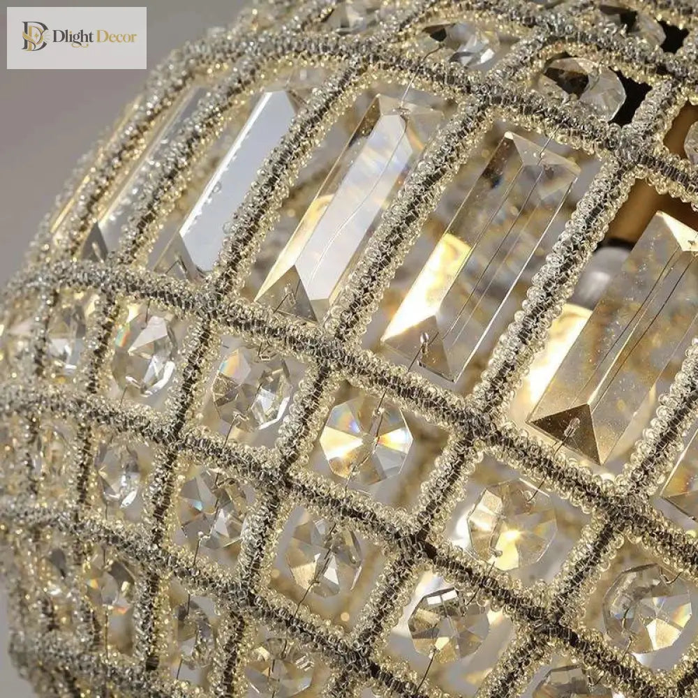 Medieval French Court Style Crystal Chandelier - Retro Luxury Lighting For Living Rooms And Bedrooms