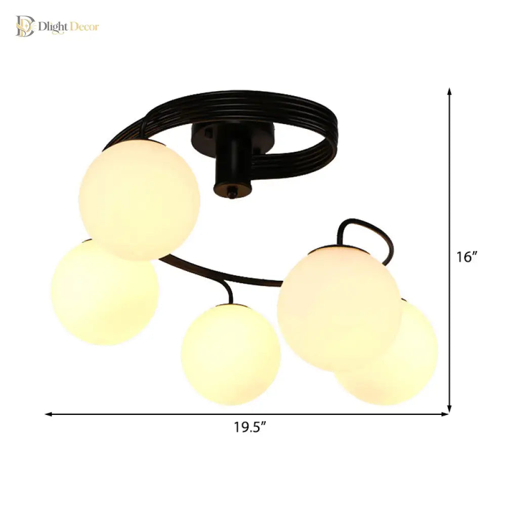 Melissa Timeless Elegance - Semi - Flush Mount Ceiling Light