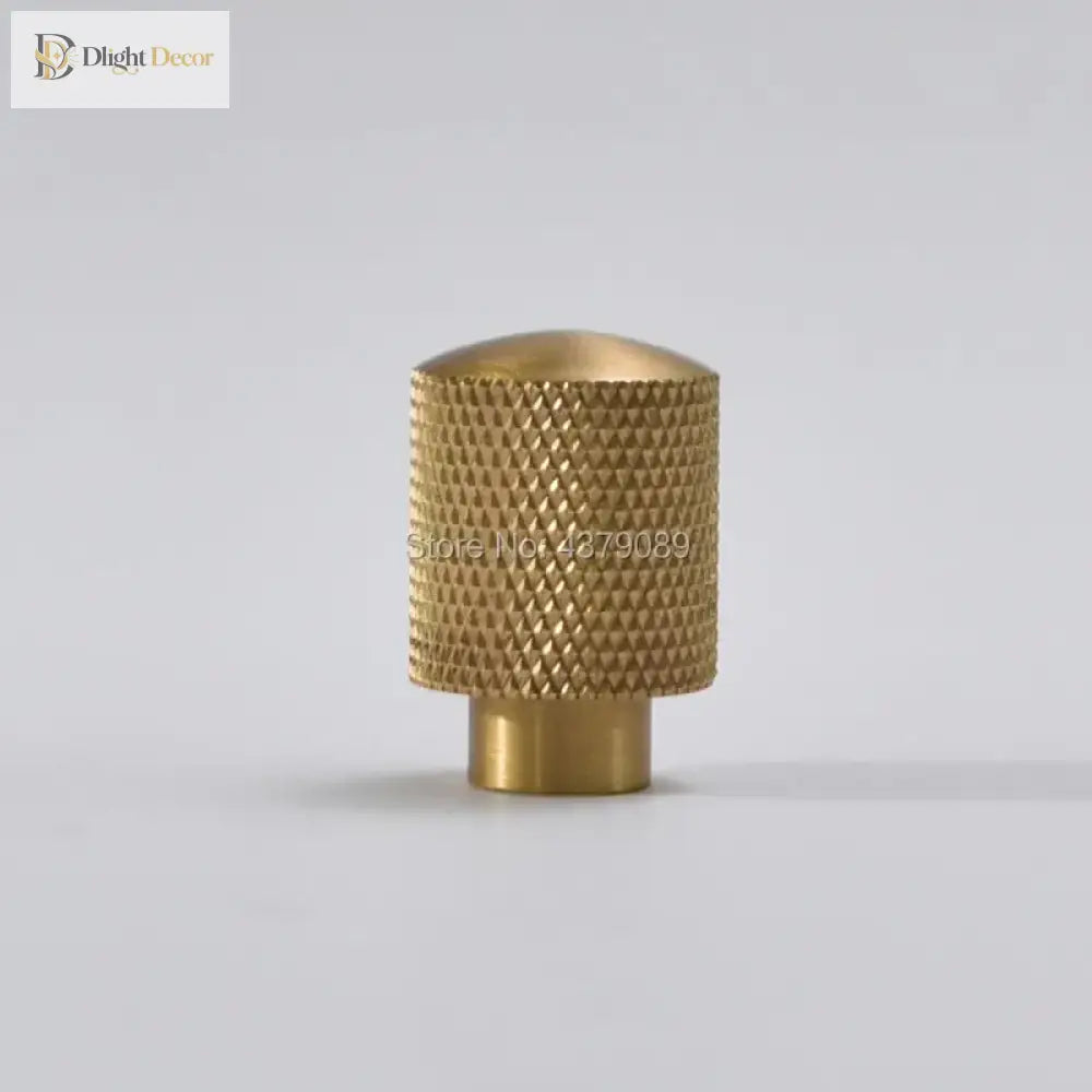 Mesh Pattern Brass Cabinet Knobs – Knurled Drawer Handles and Furniture Door Pulls 1 piece / 20x30x12mm Knobs