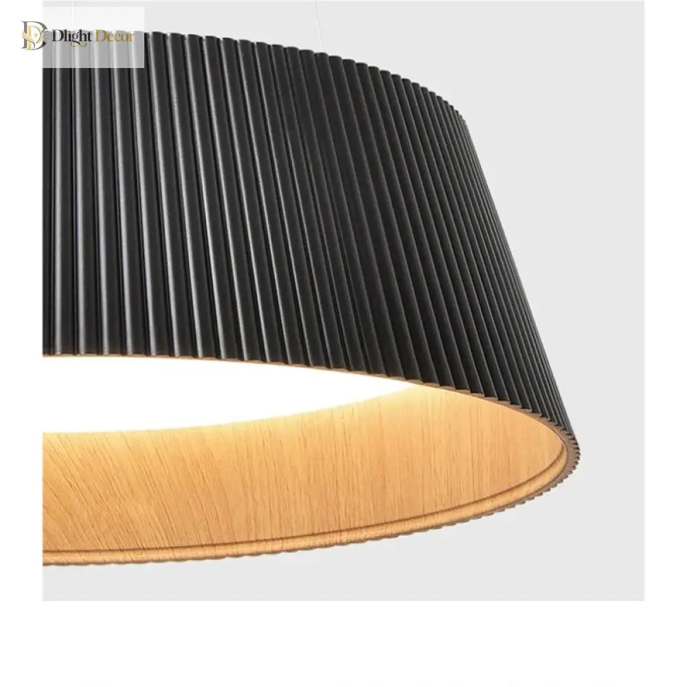 Minimalism Designer Wood Grain Ceiling Lamp - Led Dining Room Bedroom Kitchen Decoration Chandelier