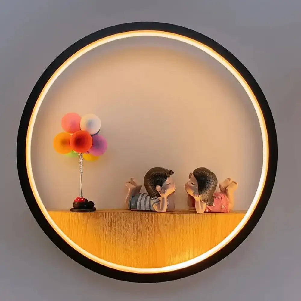 Dlight Decor Minimalist Cartoon Wall Light for Kids 3 / 30x30x7.5 / Cool White(5500-7000K)|16-20W Wall Art