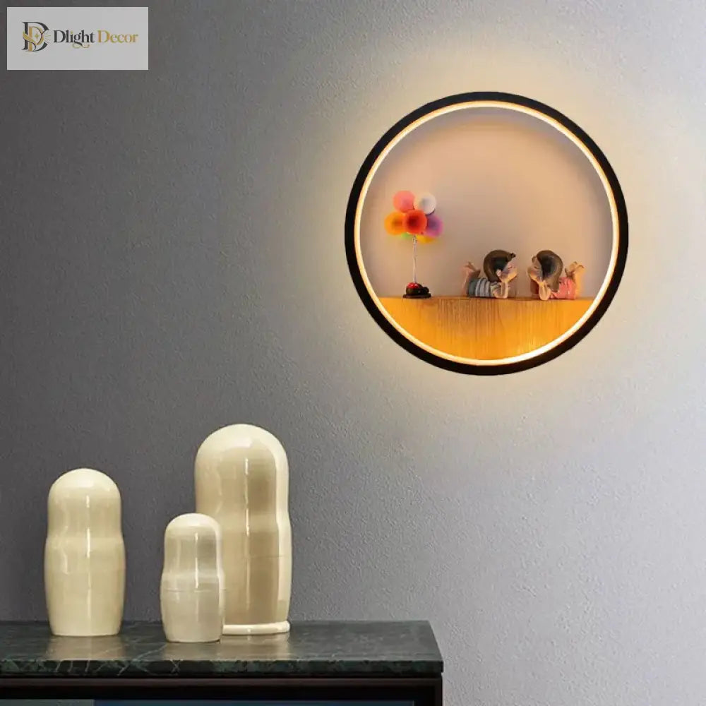 Dlight Decor Minimalist Cartoon Wall Light for Kids Wall Art