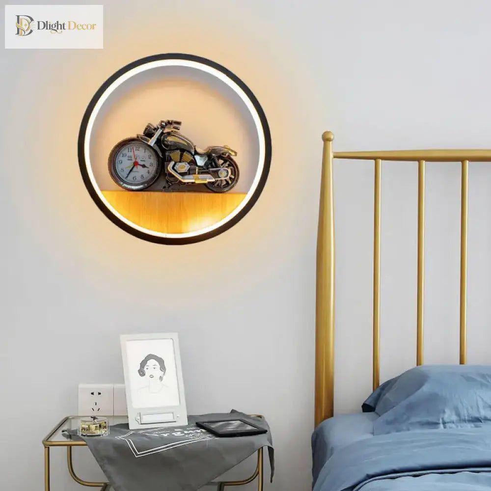Dlight Decor Minimalist Cartoon Wall Light for Kids Wall Art
