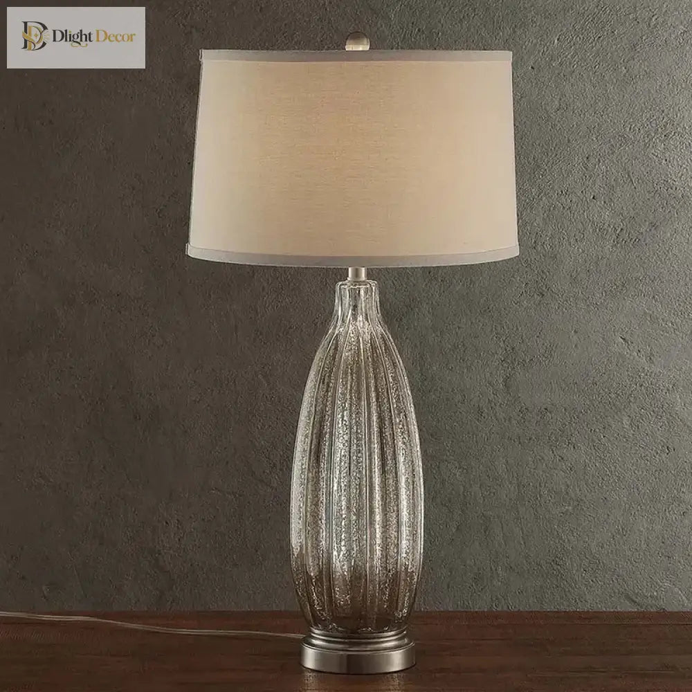 Minimalist Modern Retro American Desk Lamp - Luxury Bedside Light For Bedroom And Living Room Table