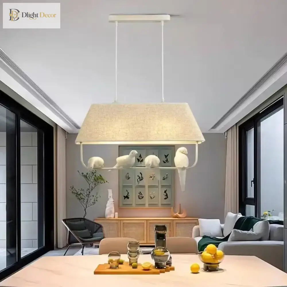 Creative Bird Pendant Lights - Simple Japan Style Chandelier For Ceiling Light In Study Dining Room