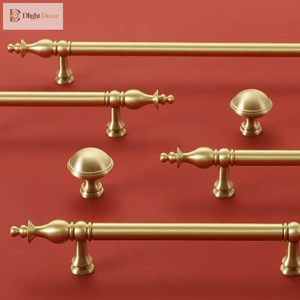 Modern Brass Cabinet Knobs & Pull Handles – product view 3