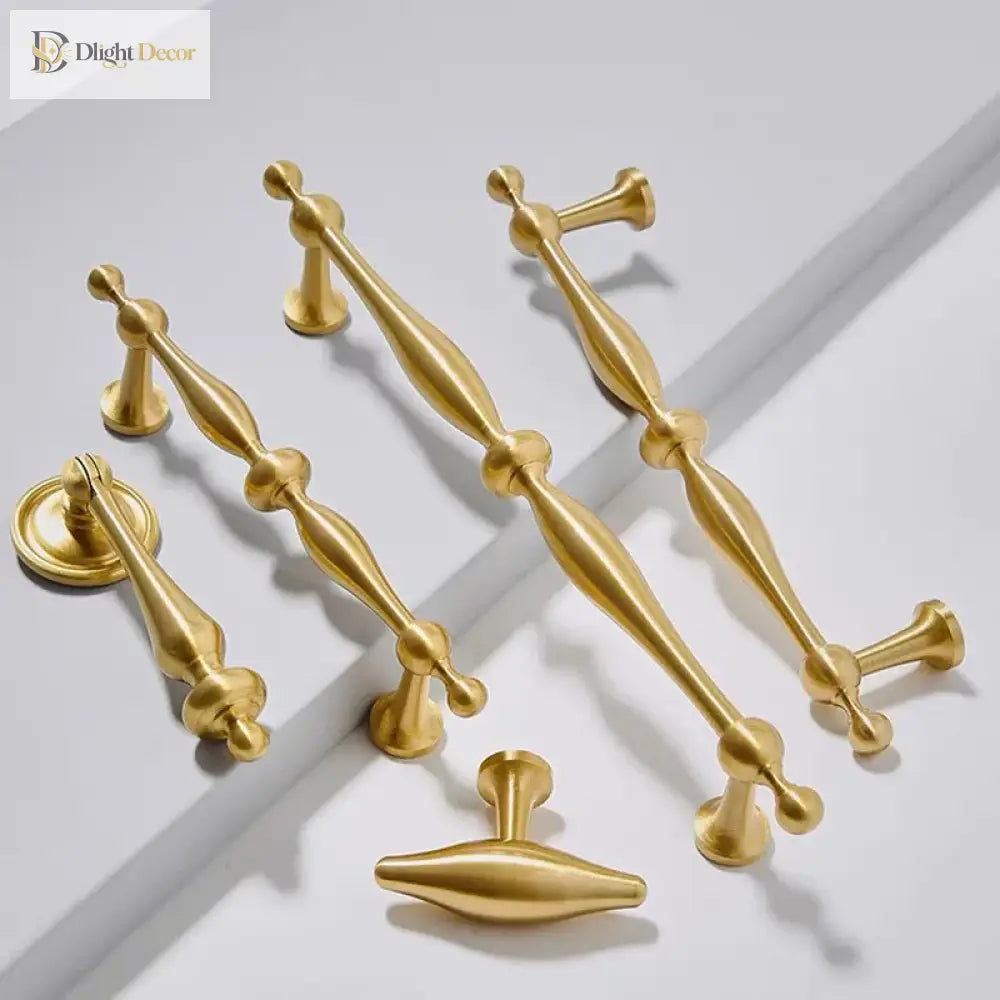 Modern Brass Cabinet Knobs & Pulls – product view 4