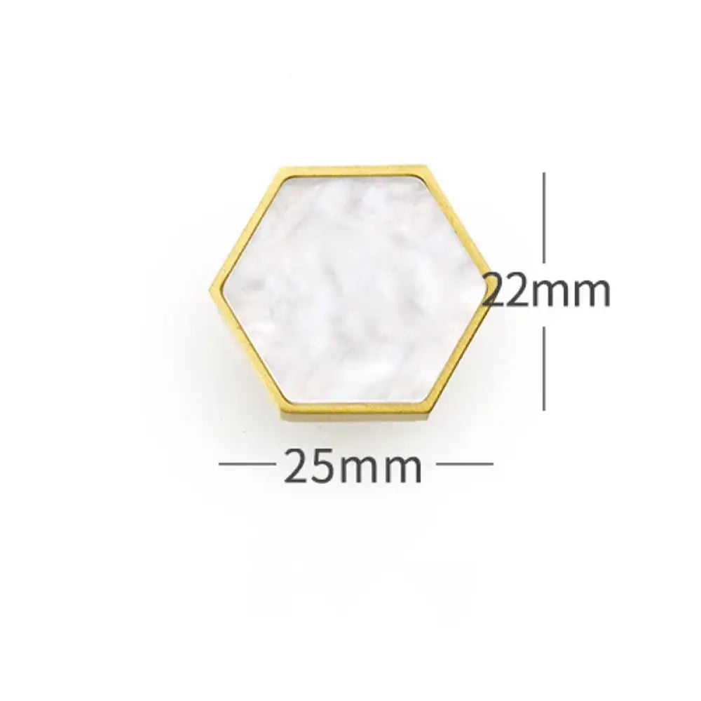Modern Brass Shell Knobs – Colorful Cabinet Pulls for Wardrobes Dressers and Cupboards white B 25mm knob
