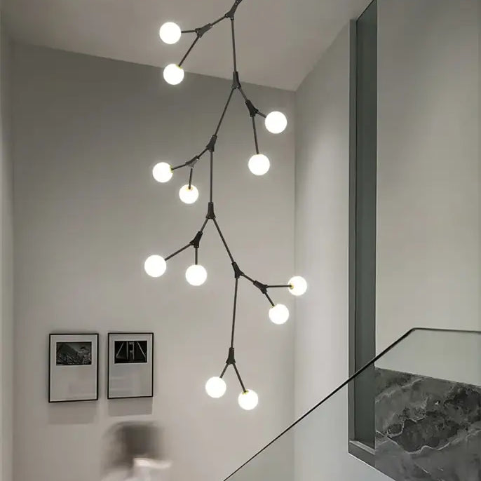 Contemporary Rotating Stair Light Chandelier - Luxury Lighting For Your Living Space Chandelier