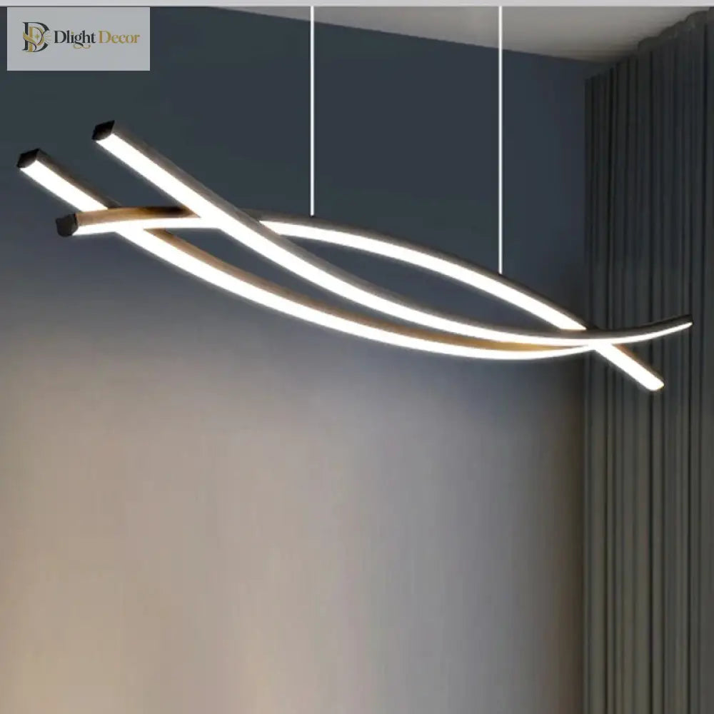 Contemporary Aluminum Ceiling Chandelier - Modern Design For Dining Tables Kitchen Islands And More