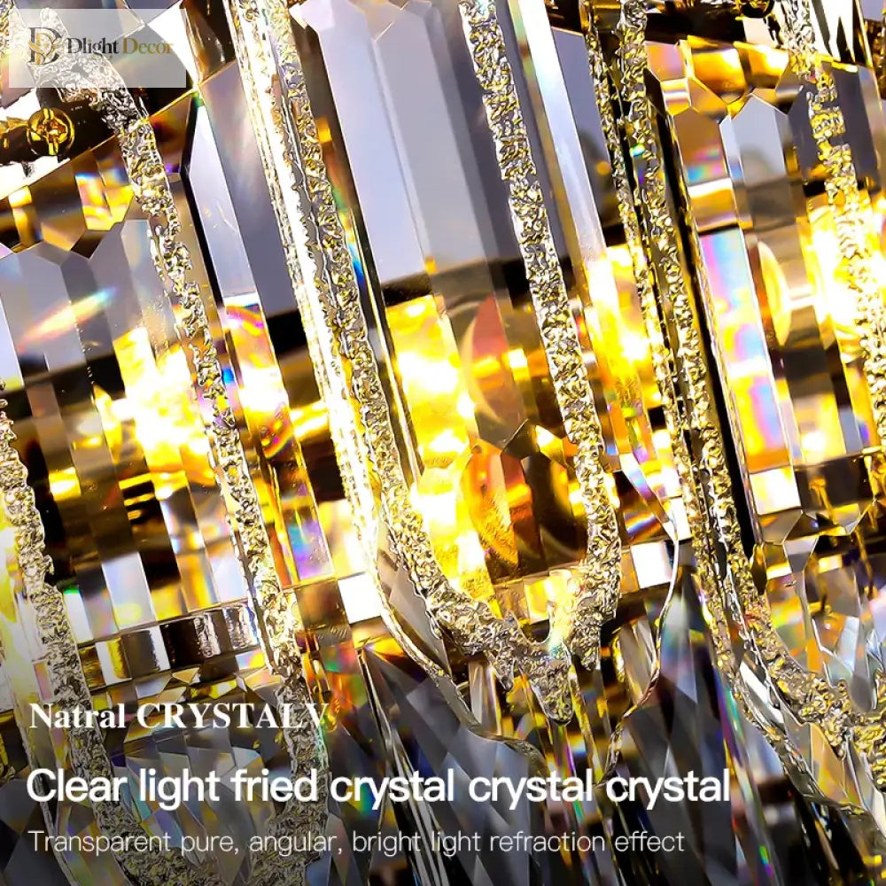 Modern Crystal Chandelier Ceiling - Novelty Trend Lighting For Hall Living Room And Bedroom
