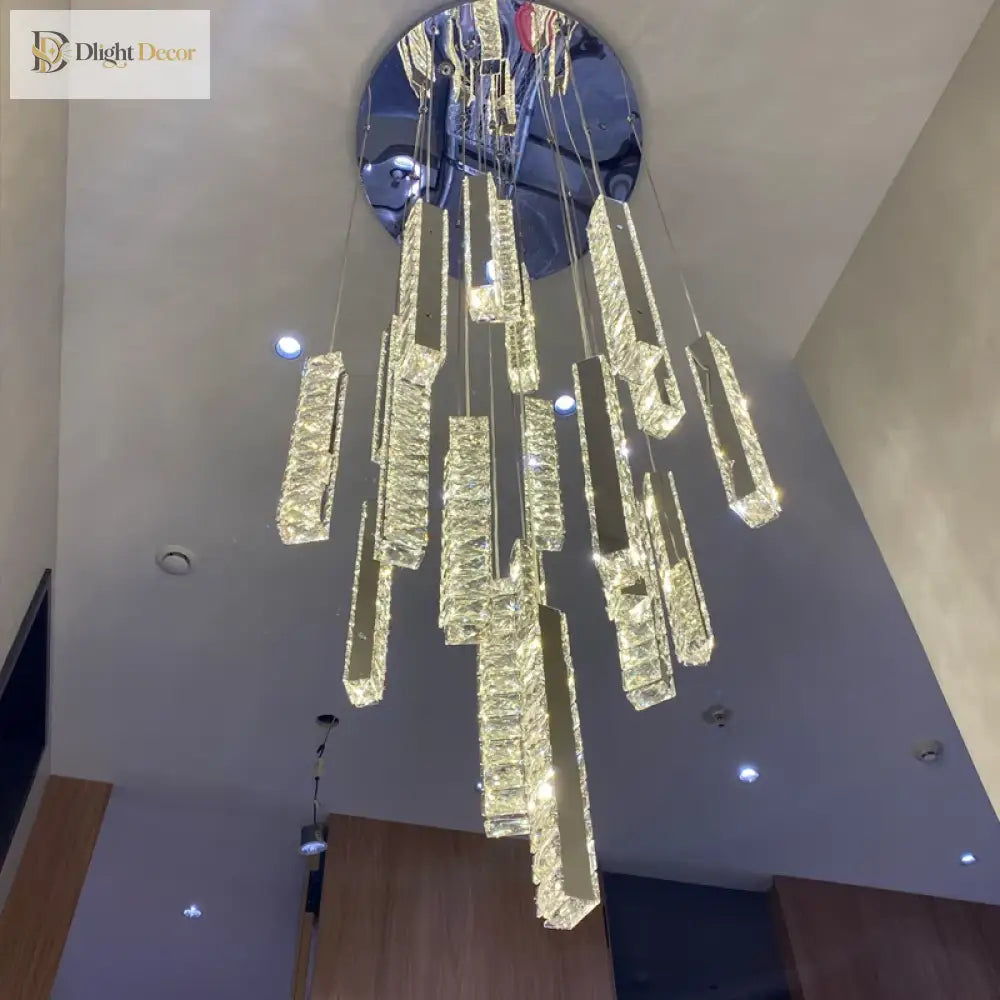 Contemporary Crystal Chandelier - Modern Elegance For Your Villa