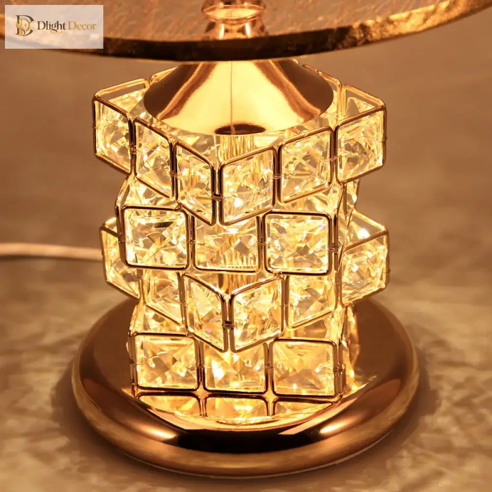 Modern Crystal Table Lamp - European Luxury For Elegant Home Decor And Wedding Gift Ideas