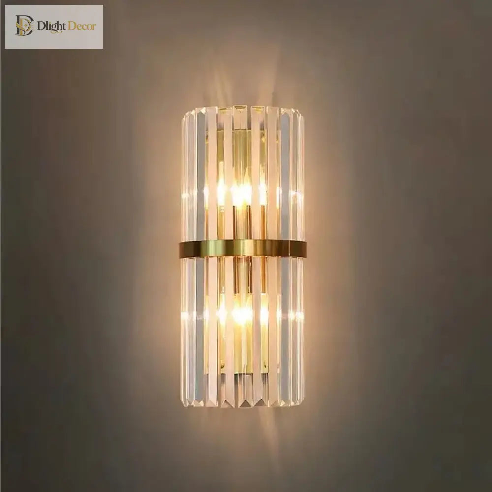 Modern Wall Sconce Lights - Crystal Bedside Dining Living Room Aisle Corridor Stair Lighting For
