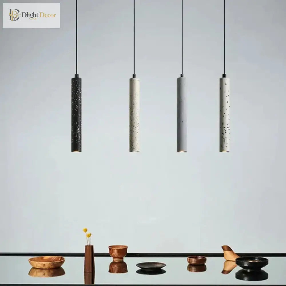 European Cement Pendant Light - Contemporary Elegance For Dining Spaces Lights