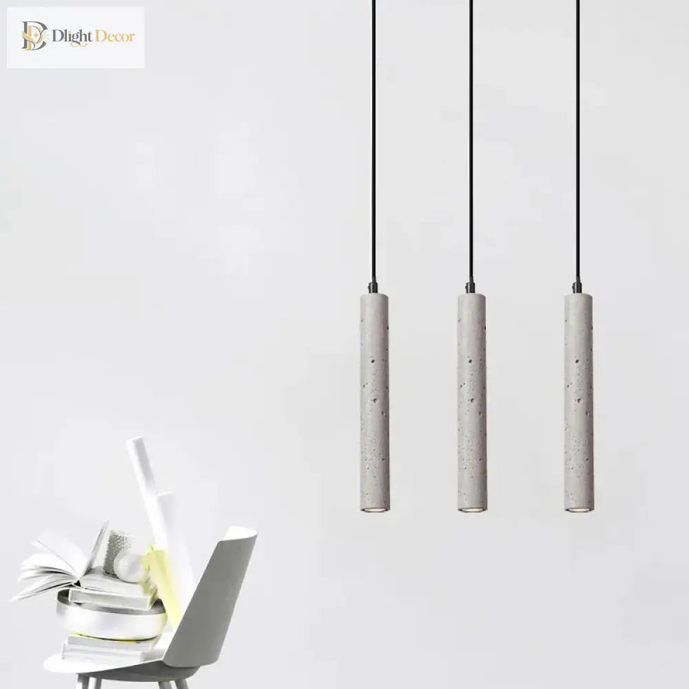 European Cement Pendant Light - Contemporary Elegance For Dining Spaces Lights