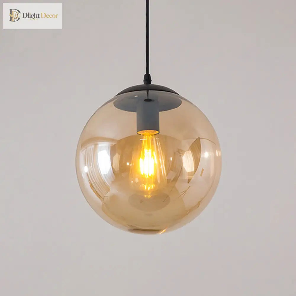 Modern Glass Orb Pendant: Stylish Lighting For Restaurants