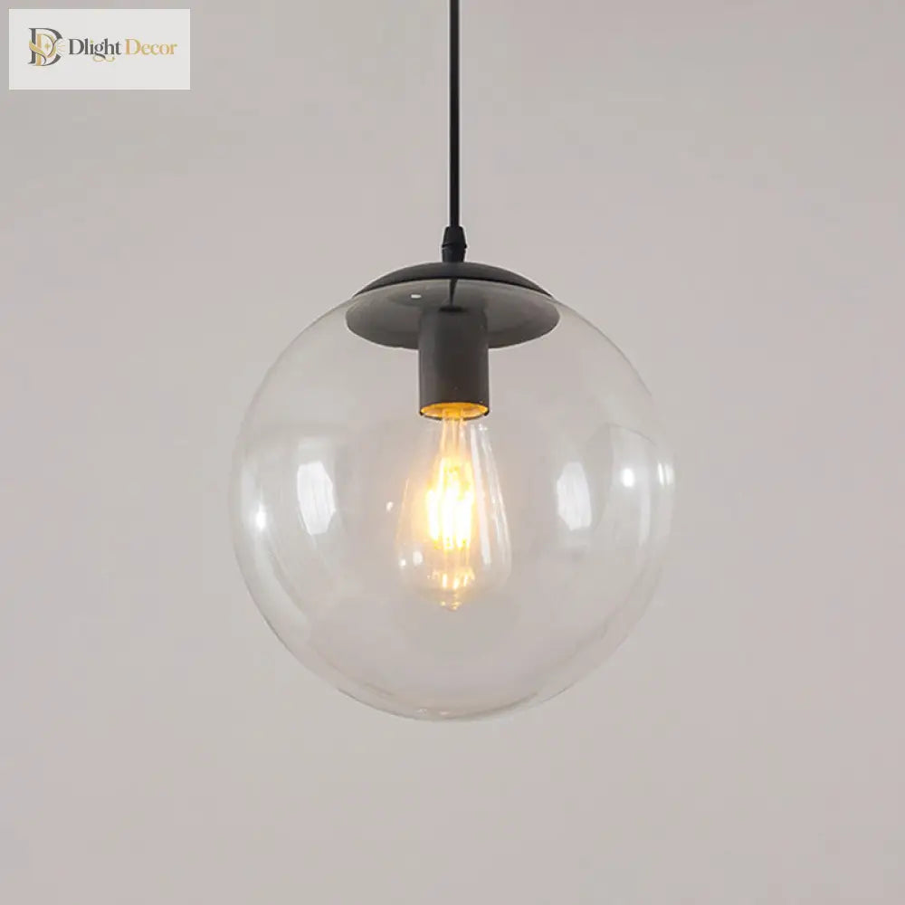 Modern Glass Orb Pendant: Stylish Lighting For Restaurants