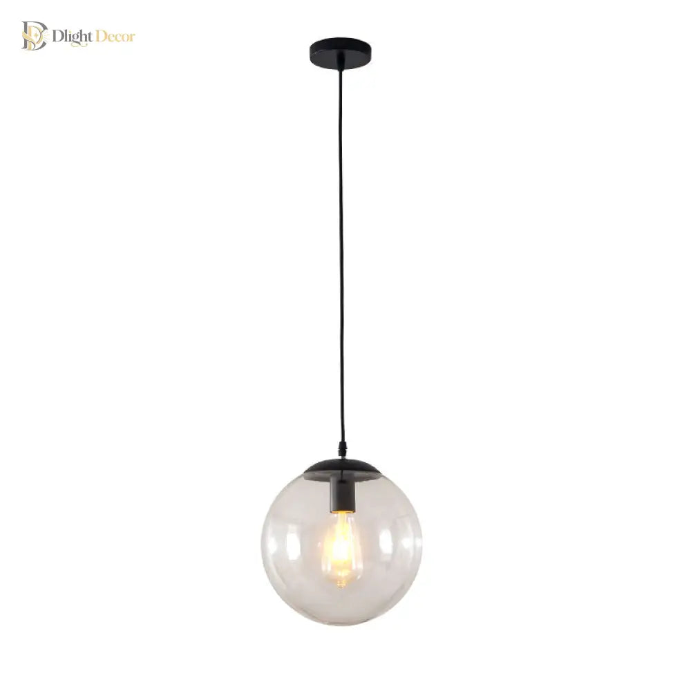 Modern Glass Orb Pendant: Stylish Lighting For Restaurants