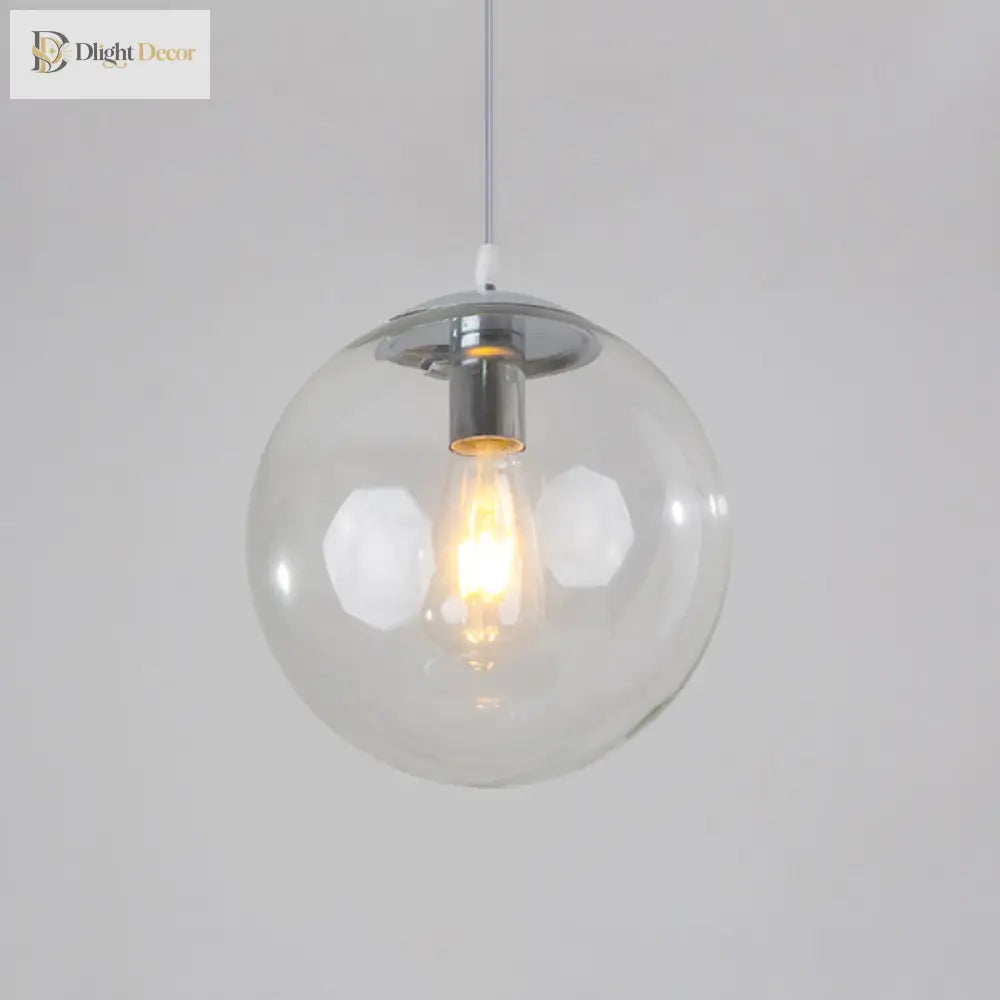 Modern Glass Orb Pendant: Stylish Lighting For Restaurants