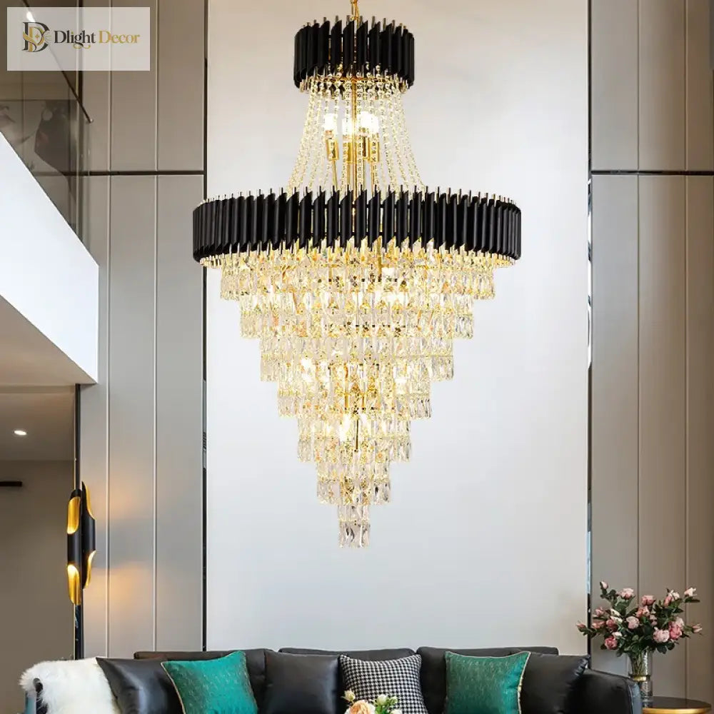 Luxury Modern Chandelier For Living Room - Elegant Gold Decor Staircases Hallways And Spirited