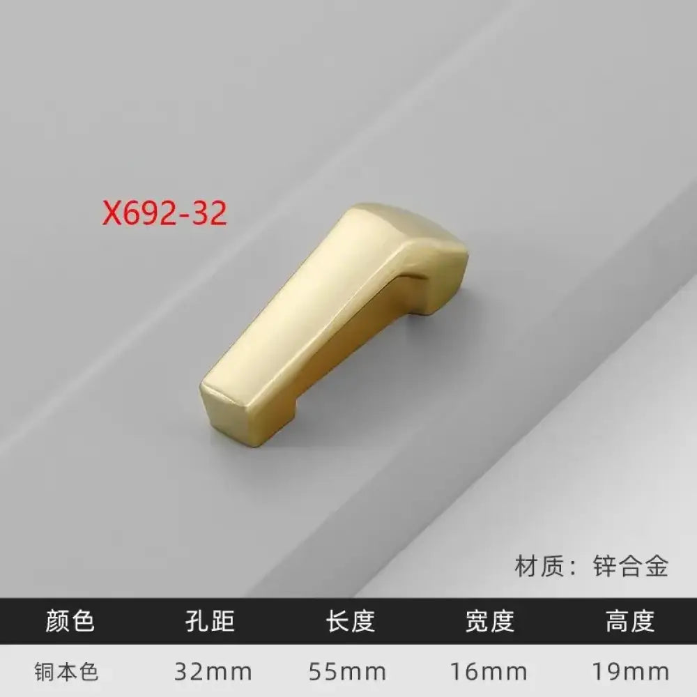 Modern Gold Kitchen Cupboard Drawer Handles – Chinese Style Decorative Knobs X692-32 Handles