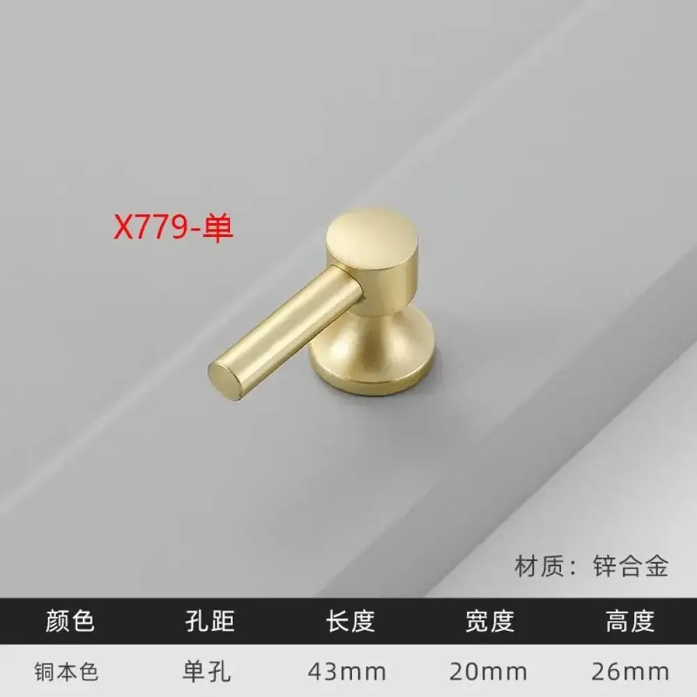 Modern Gold Kitchen Cupboard Drawer Handles – Chinese Style Decorative Knobs X779 Handles