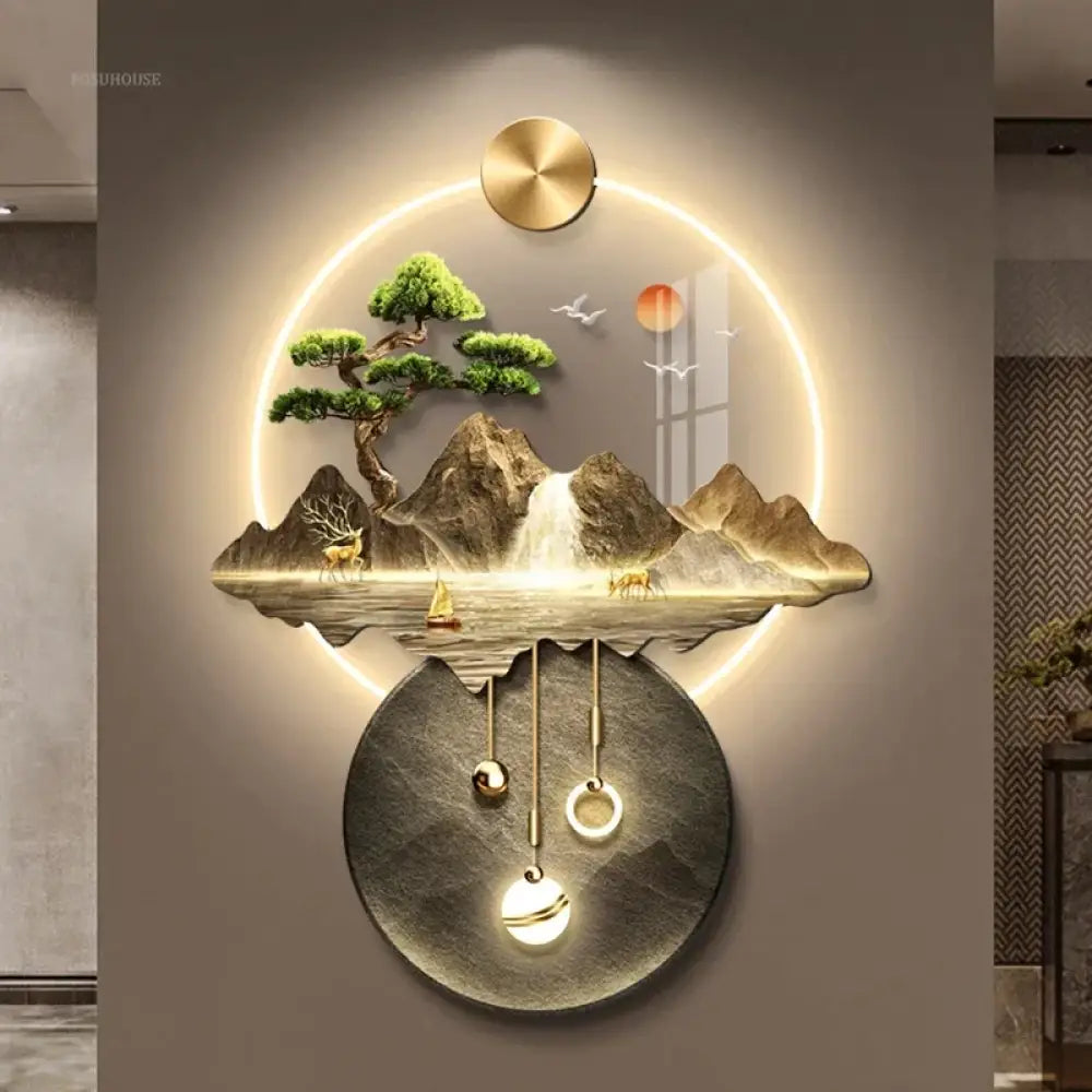 Dlight Decor 3D Wall Painting Light for Hallway Art Wall Art