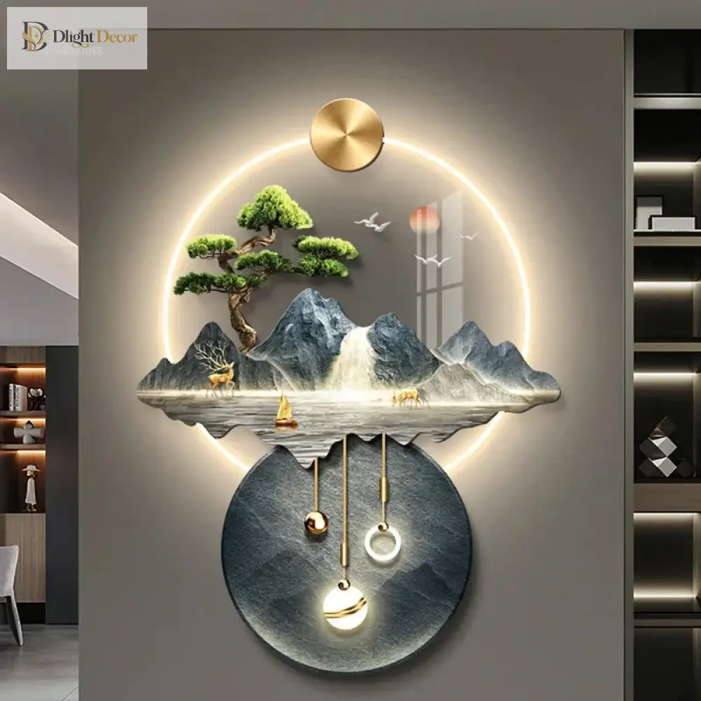 Dlight Decor 3D Wall Painting Light for Hallway Art Wall Art