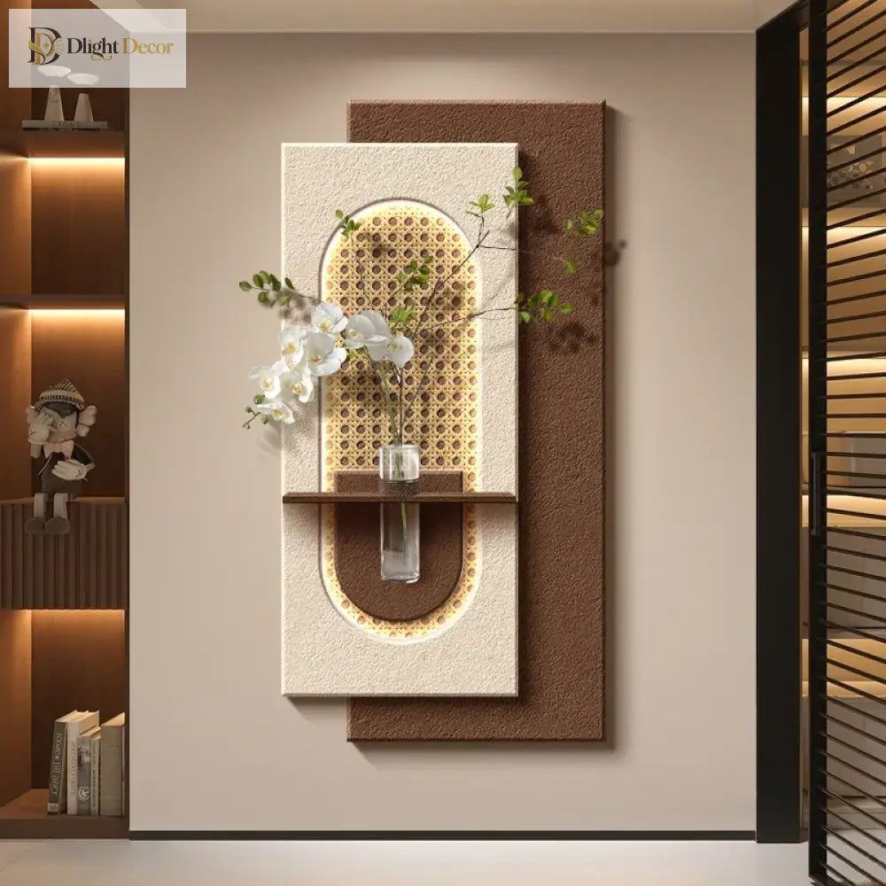 Dlight Decor LED Green Vase Wall Light for Hallways Wall Art
