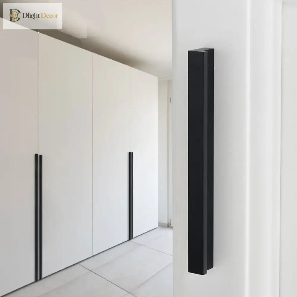 Modern Long T-Bar Aluminum Cabinet Handles – Brushed Gold Silver and Black Pulls for Drawers and Cupboards (700-1200mm)