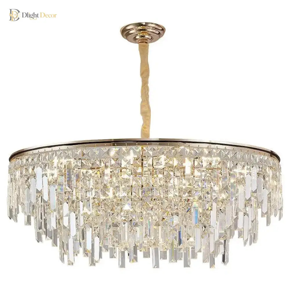New Modern Crystal Chandelier - Effortless Elegance For Living Dining And Bedroom Spaces Chandelier