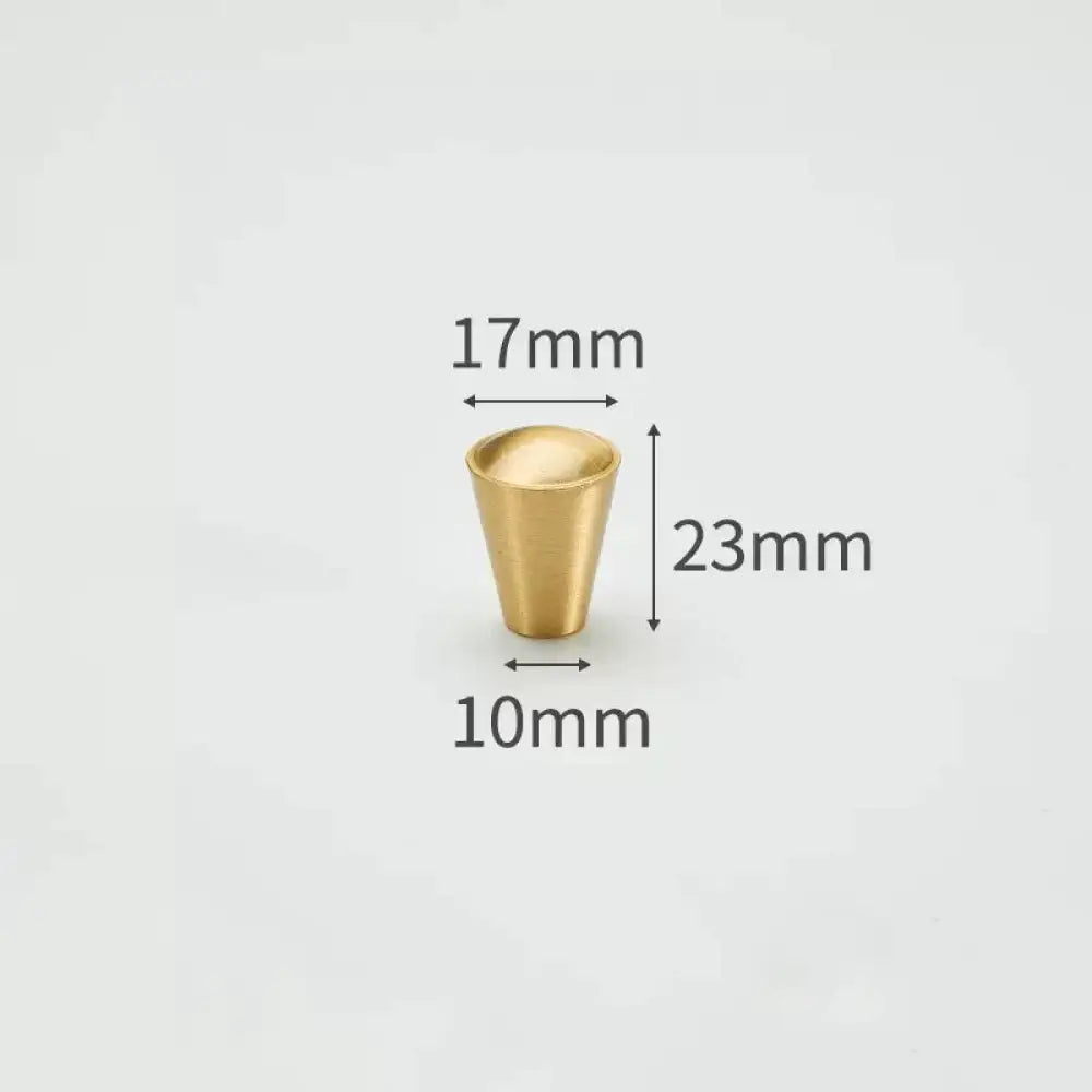Modern Simple Solid Brass Cabinet Knobs – Wardrobe Handles and Kitchen Pulls 15 Knobs