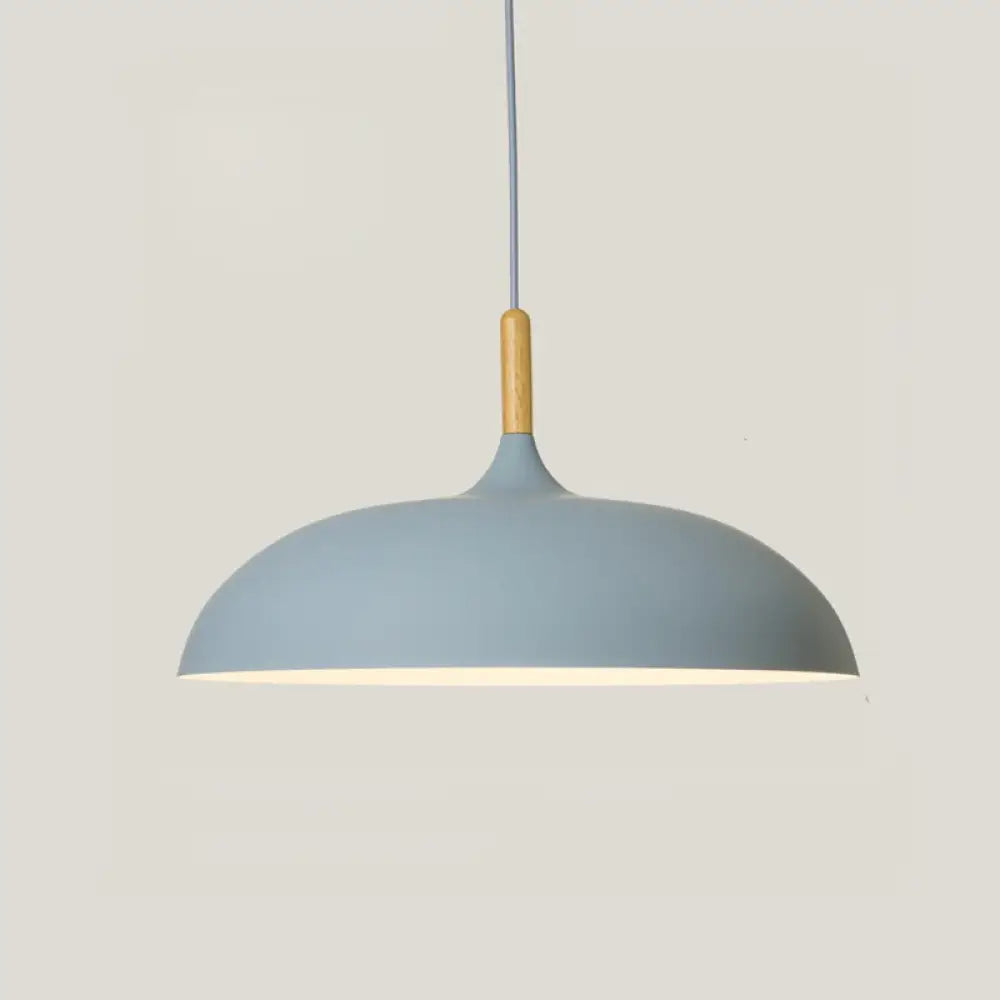 Modern Wood & Aluminum Pendant Light – configuration option 8