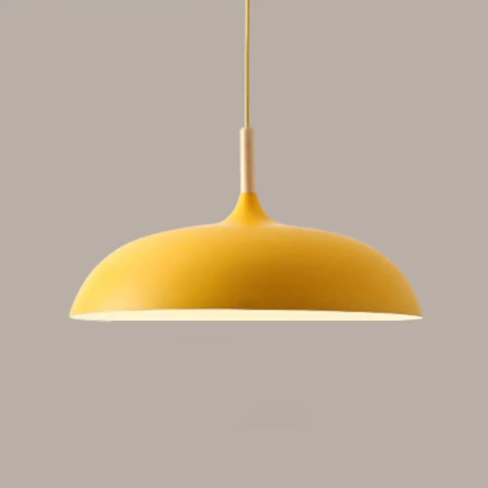 Modern Wood & Aluminum Pendant Light – configuration option 13