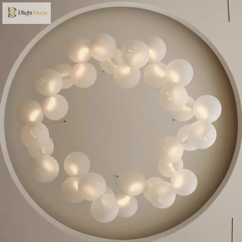 Nordic Linear Glass Pendant Chandelier – product view 4