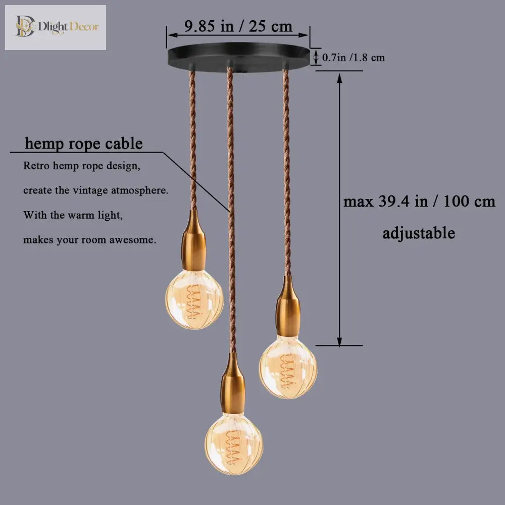 Amélie’s Nordic Modern Pendant Light - Industrial Retro E27 Aluminum Lampholder Lights