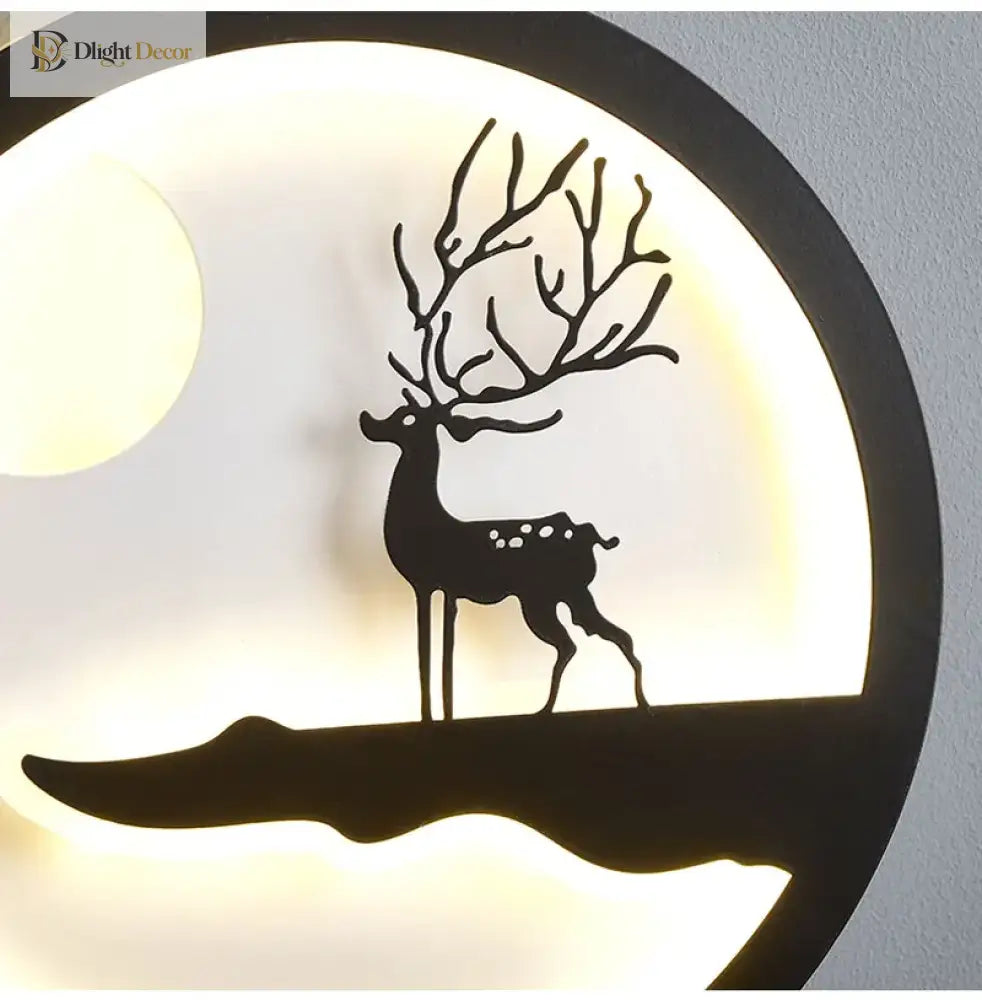Dlight Decor Nordic Character Glow Wall Lamp Wall Art