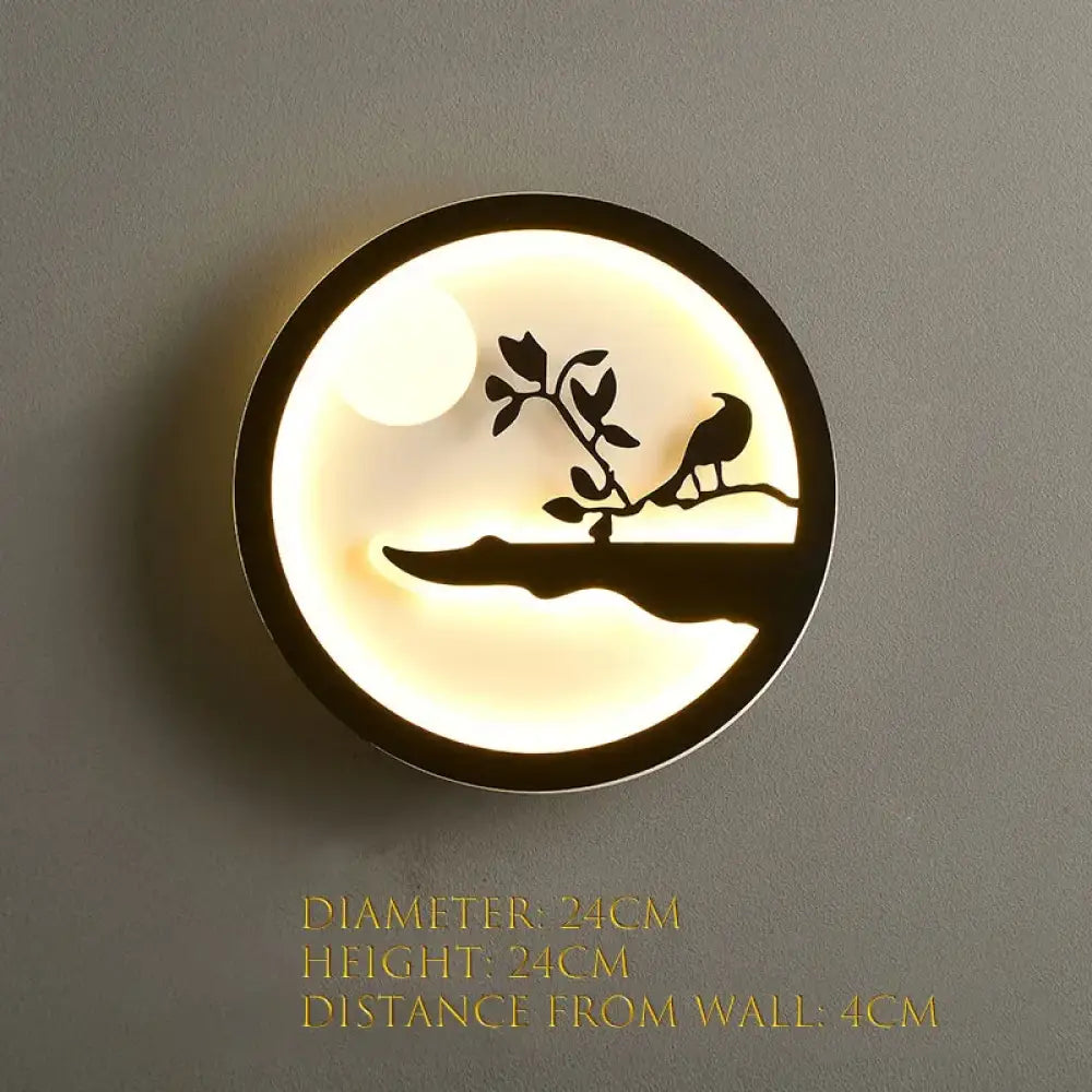 Dlight Decor Nordic Character Glow Wall Lamp 3 / 24X24X4 / 3500-5500K|18-25W Wall Art