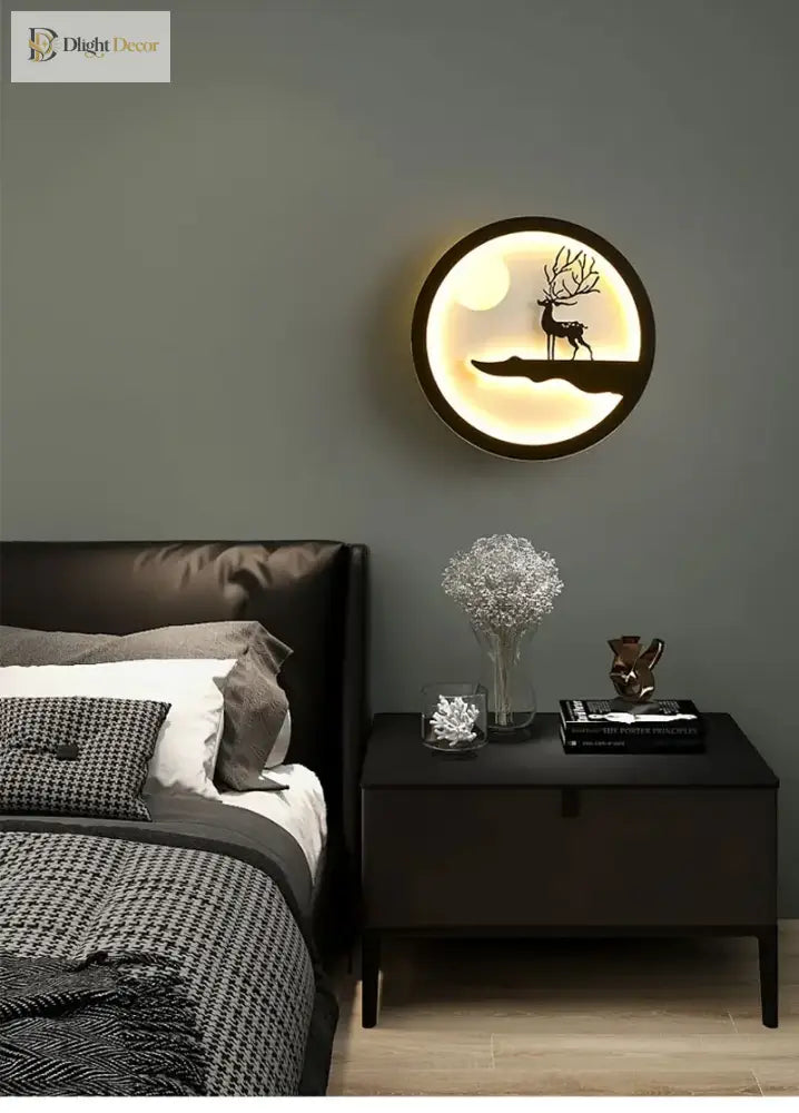 Dlight Decor Nordic Character Glow Wall Lamp Wall Art