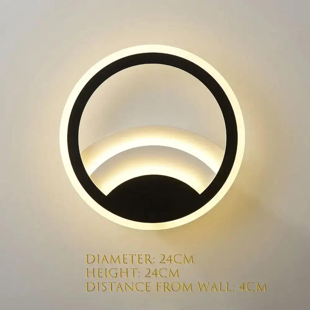 Dlight Decor Nordic Character Glow Wall Lamp 7 / 24X24X4 / 5500-7000K|18-25W Wall Art