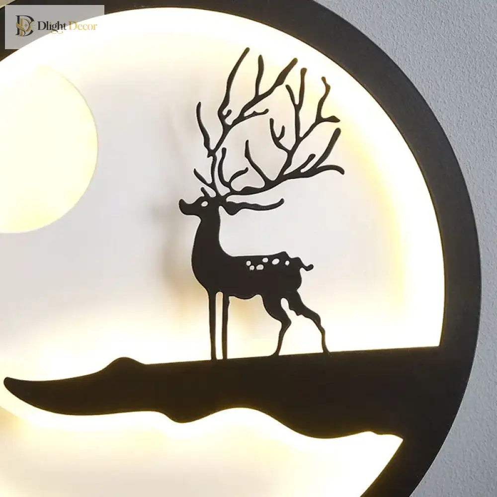Dlight Decor Nordic Character Glow Wall Lamp Wall Art