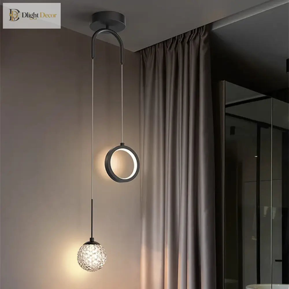 Modern Minimalist Starry Bedside Chandelier - Creative Nordic Art Lamp For Light Luxury Bedrooms