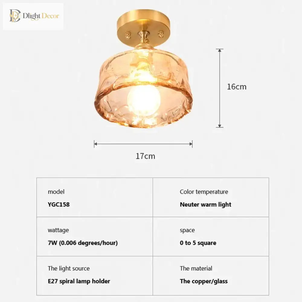 Nordic Creative Cup Ceiling Light For Dining Room Bedroom Hallway Entrance Balcony Kitchen Lamp