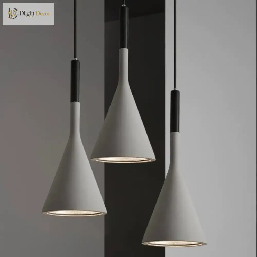 Nordic Modern Cement Pendant Lamp - Contemporary Lighting For Bedrooms Restaurants And More Lights