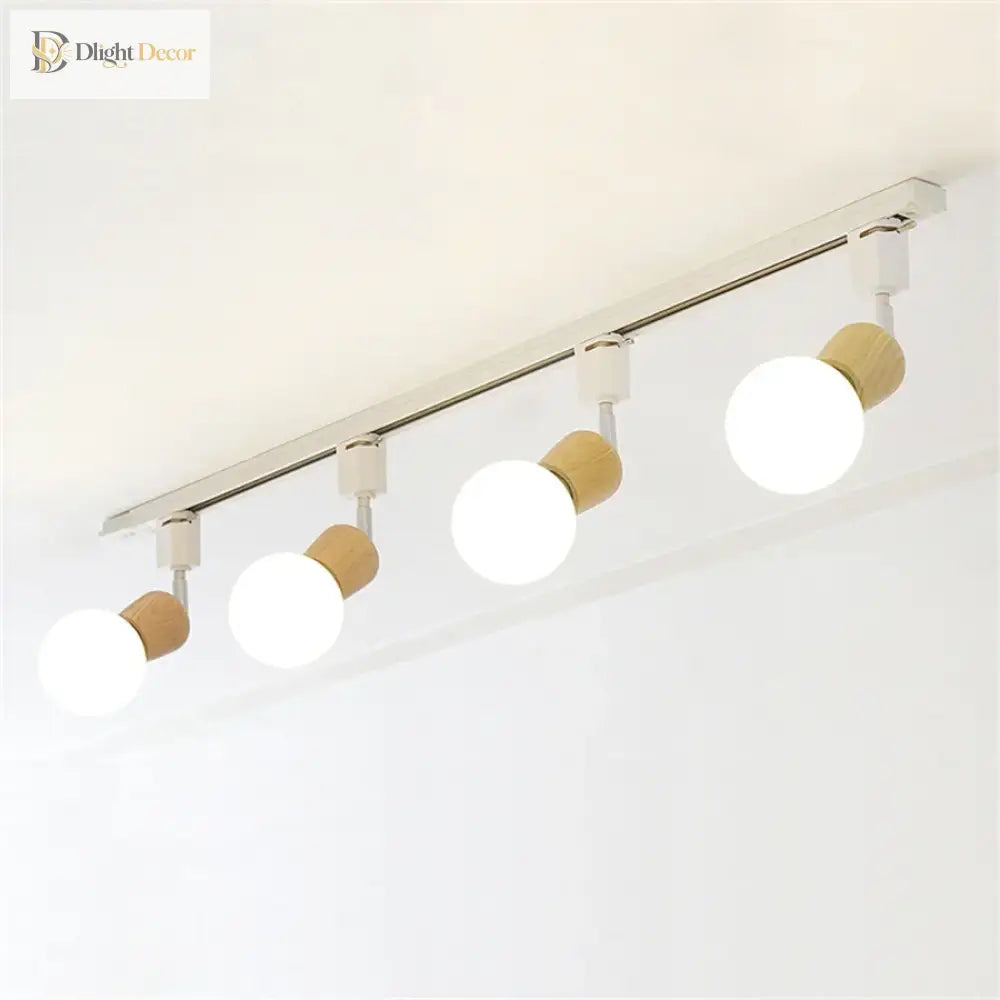 Nordic Rail Track Ceiling Spotlight for Cafes Stores and Restaurants ceiling light