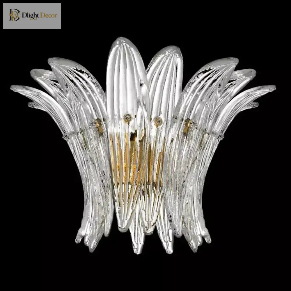 Odette French Vintage Murano Glass LED Chandelier for Living Room & Staircase
